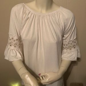Ruffle sleeve shirt